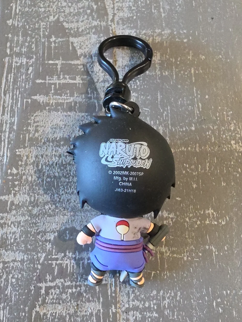 Sasuke Uchiha - Naruto Shippuden 3D Figural Bag Clip Keychain Monogram Series 3